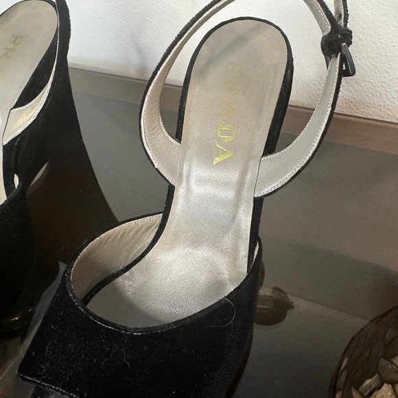 Prada Suede Wedges size 8 US/ 39 EU - Picture 3 of 13